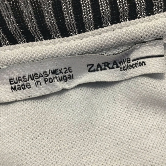 🦋Zara Ballerina Mixed Media Gold Dressy Blouse - Picture 6 of 7